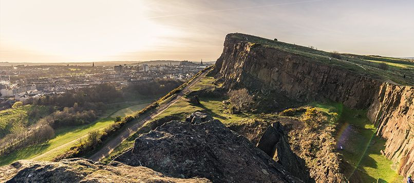 A view of Arthurs Seat, Edinburgh